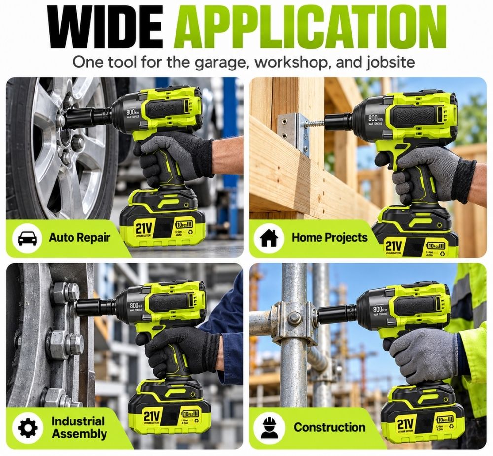 Cordless Impact Wrench Kit